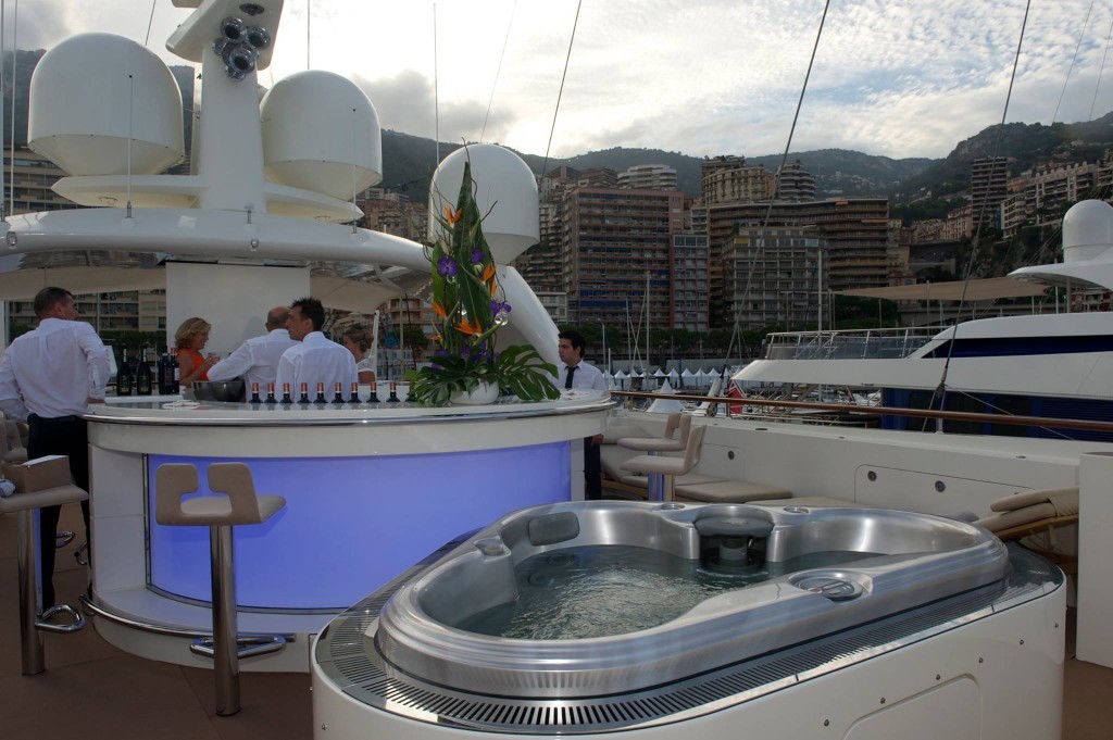 Yacht at the Monaco Yacht Show