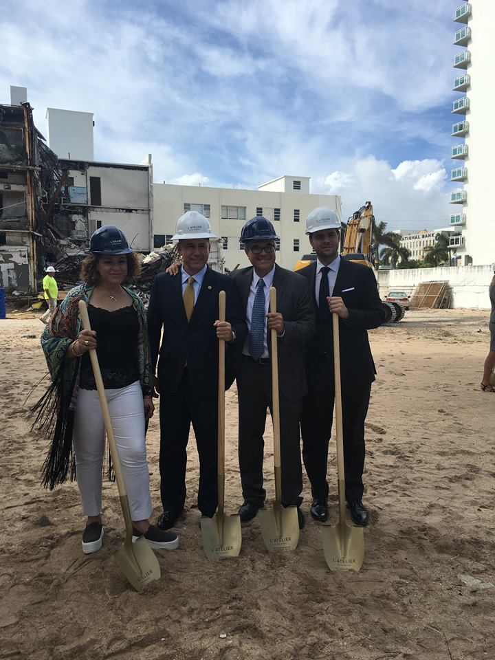 Daniel de la Vega at LAtelier Groundbreaking Event