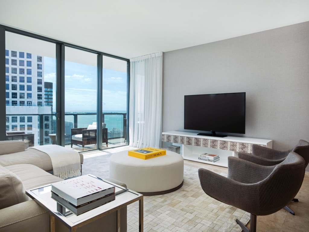 Brickell City Centre Condo Living Room