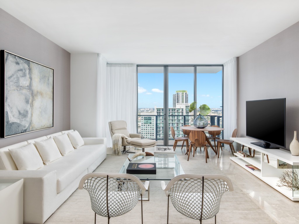 Reach Condo Living Room