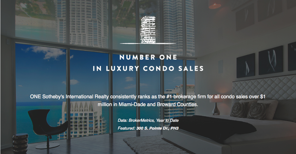 ONE SIR is #1 In Luxury Condo Sales ONE SIR is #1 In Luxury Condo Sales