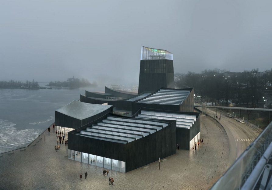 Museum in Helsinkis South Harbor Rendering