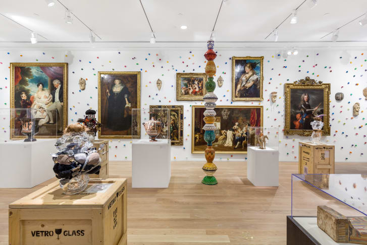 CDATA[In the Fall 2017 edition of One Life magazine Nila Do Simon shines a light on newly renovated The Bass art museum in Miami Beach. Read the full article below, and check out theentire issueonline.
The Ace of Bass by Nila Do Simon
They say good things come to those who wait. If that's the case, the art world has much to appreciate now that The Bass art museum has opened its doors following a two-and-a-half-year renovation. The Bass has been a mecca for cultural and curatorial ambition since opening in 1964 inside an art deco building. Now, after a $12 million renovationwhich increased programmable space by nearly 50 percent within the existing footprintthe institution will host some of the areas most exciting exhibits in its new space. The Bass is Miami Beachs contemporary art museum, and our programming has consistently presented exhibitions of established international contemporary art that reflect the spirit of our city, says Silvia Karman Cubi, the museums executive director and chief curator. The new space allows us even more opportunities to host larger scale exhibitions and connect with our community. Up first are Swiss native Ugo Rondinones good evening beautiful blue (on display until February 19) and Cameroonian-born Pascale Marthine Tayous Beautiful exhibits (on display until April 2), which both debuted in conjunction with the museums October 29 reopening. Rondinone is no stranger to The Bass, as his 42-foot-tall Miami Mountain work is permanently installed in Collins Park, on the corner of 21st Street and Collins Avenue. But his good evening beautiful blue exhibit is part of a multi-institution retrospective comprising works that span three decades. From poetic installations in public spaces to life-size drawings, Rondinones work balances on the edge of euphoria and depressioneven featuring an installation of 45 life-size clown figures in the piece vocabulary of solitude (2014).
Showcasing Tayous alchemy-like work, the artists Beautiful exhibition displays an organic and collaboratively formed presentation of pieces made in the last decade. Visitors will navigate between stacked Arabic potsColonnes Pascale (2012)and encounter Tayous colorful Fresque de Craies (2015), a work constructed from hundreds of chalk pieces arranged beneath West African colon tourist figures, gold foil and plastic eggs. Tayou, whose practice spans media and subject matter, is known for fluidly transforming the viewers understanding of materials, objects and narratives. Beautiful looks to be no different.
![