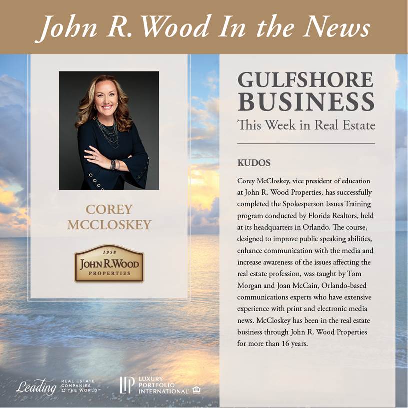 John R Wood - Corey McCloskey