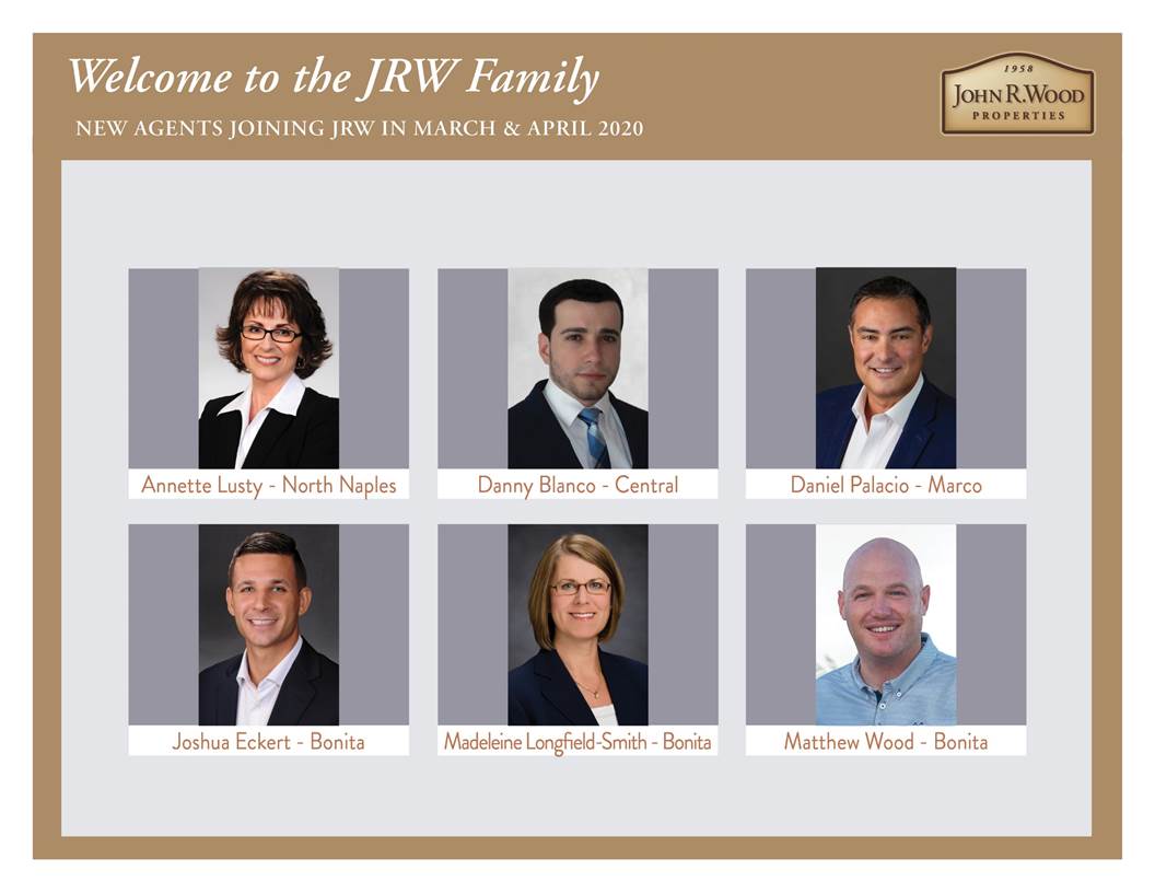 JRW Team March and April