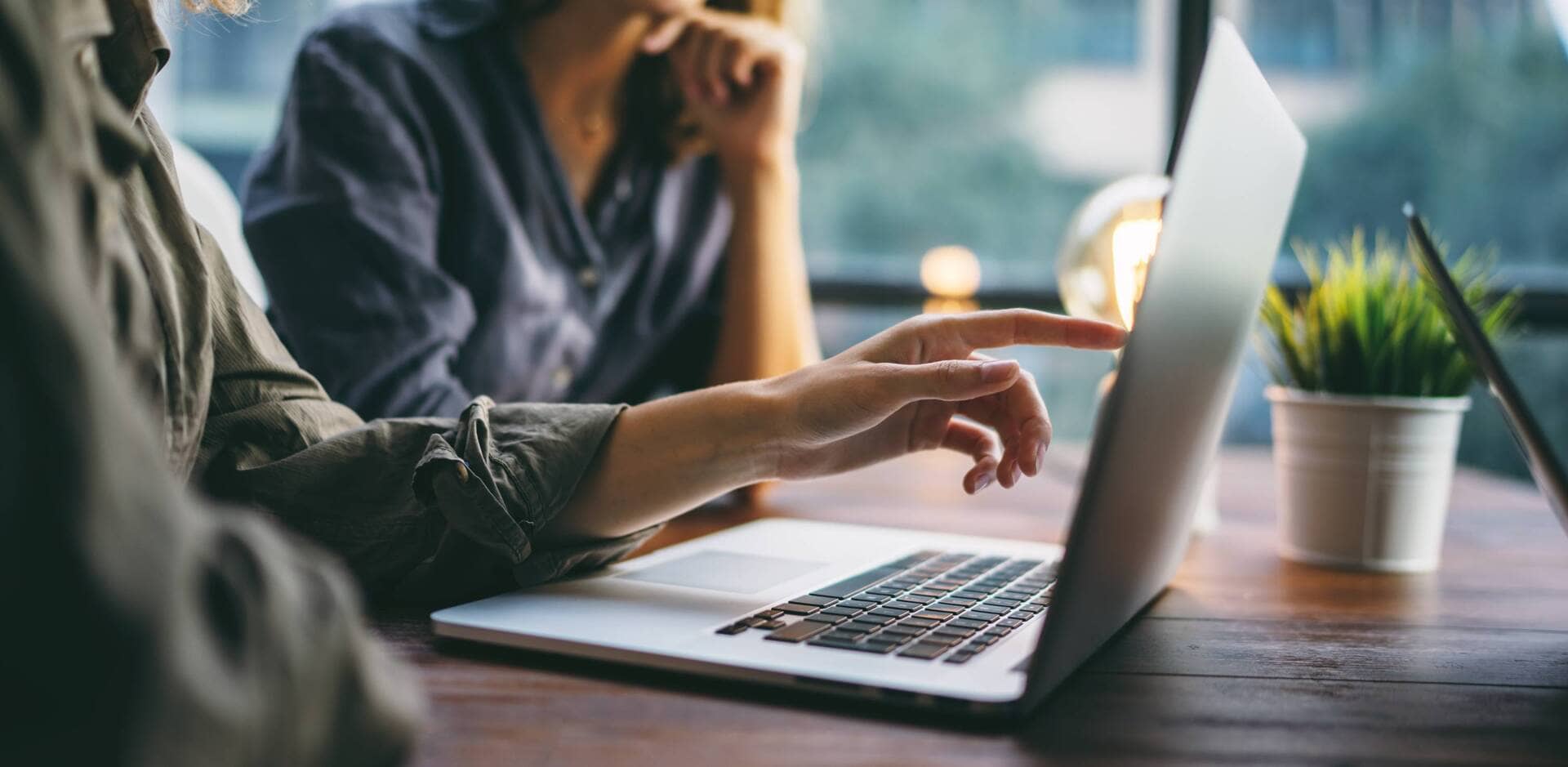 Demoing on the laptop