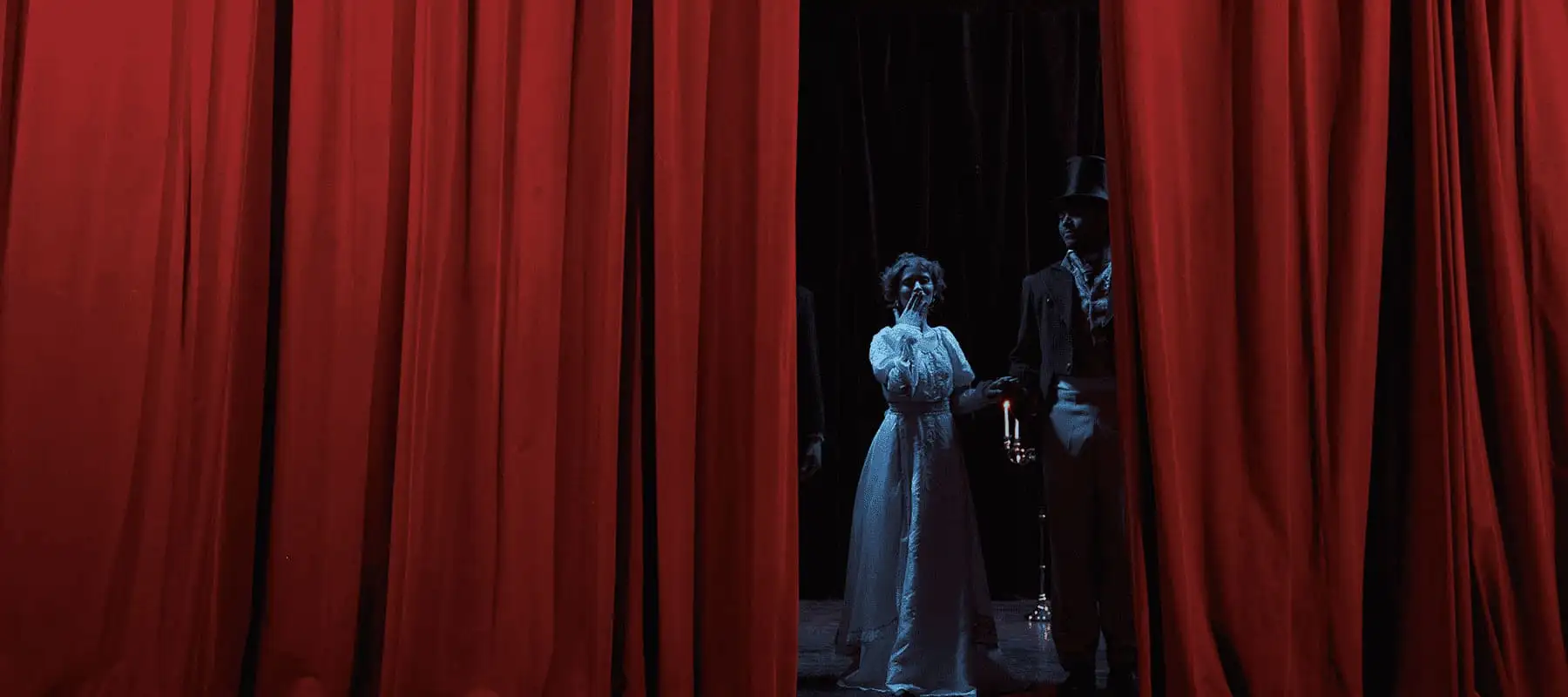 Palms and beach view