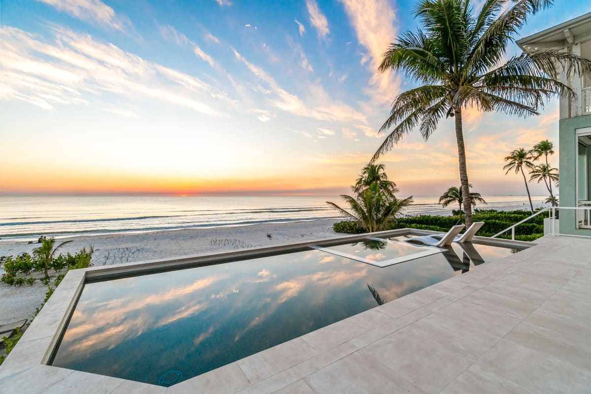 Waterfront porch view
