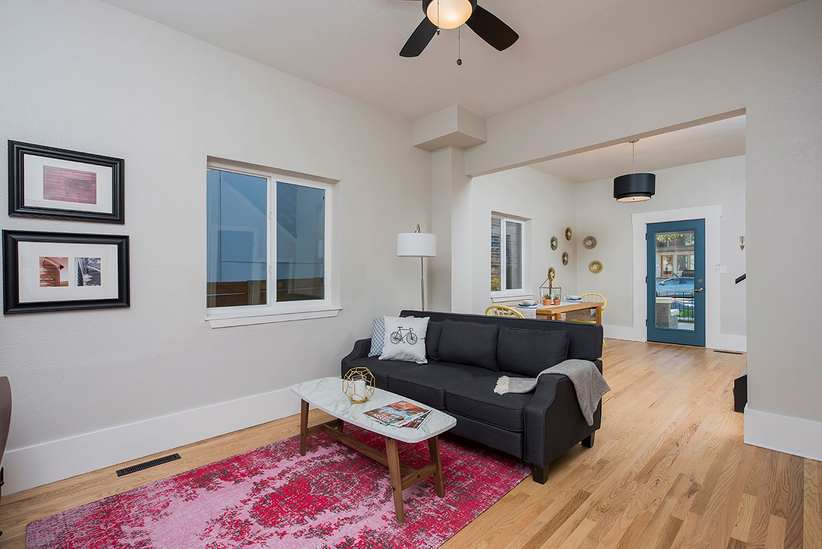 Lohi Denver home for sale at 3720 Mariposa - Living Room