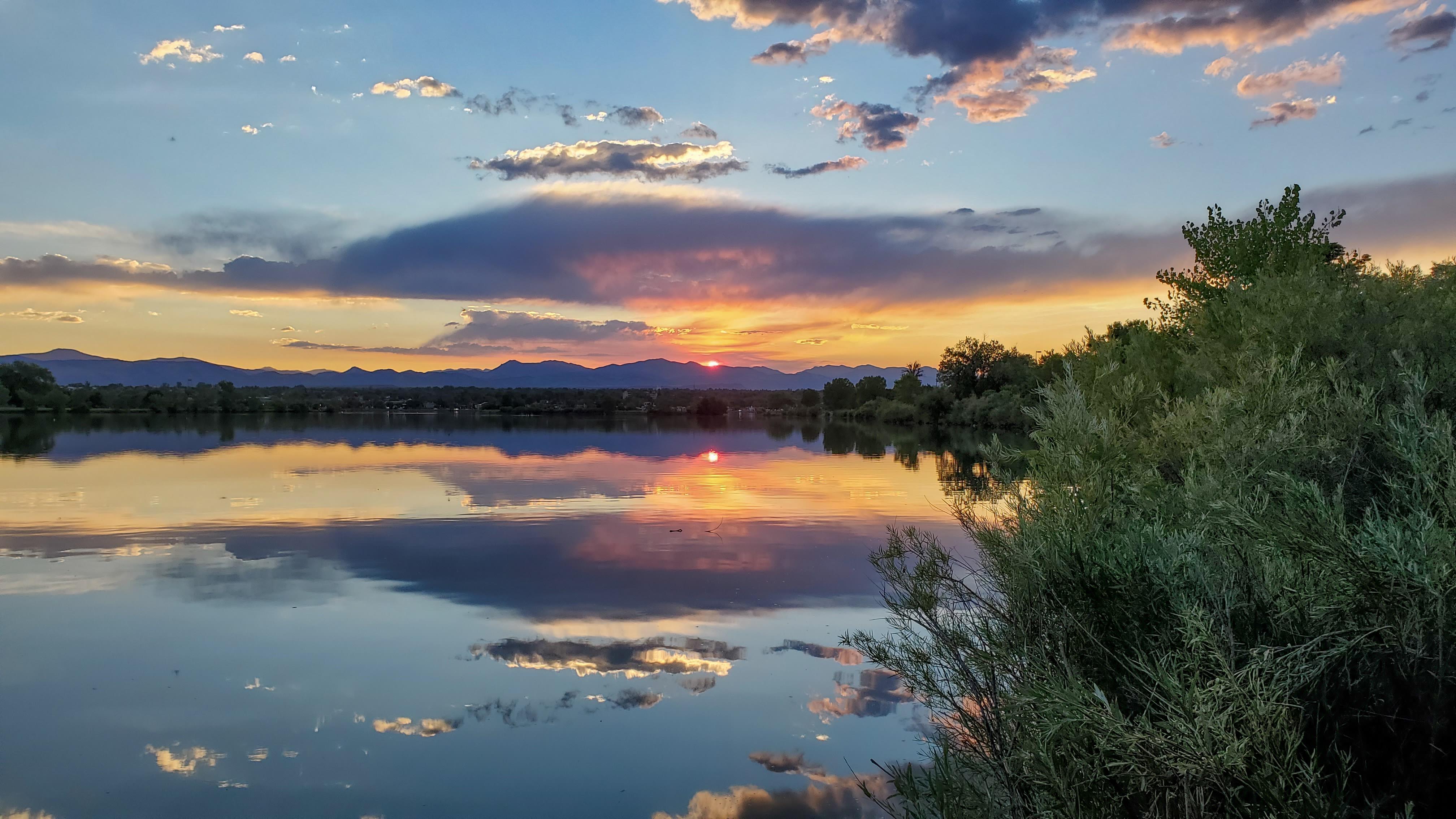 Sloan's Lake Denver Sunset