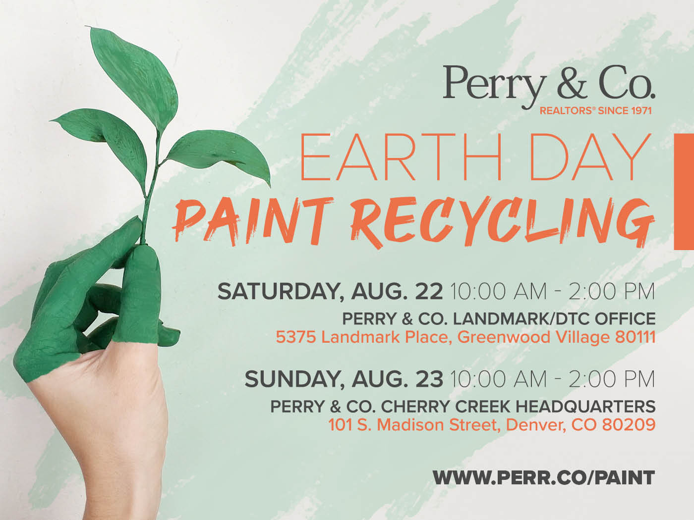 Earth Day Paint Recycling Event