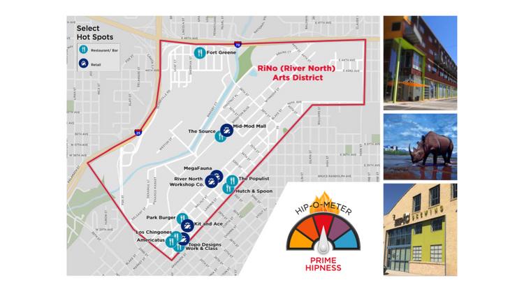 Denver's River North (RiNo) area is the city's