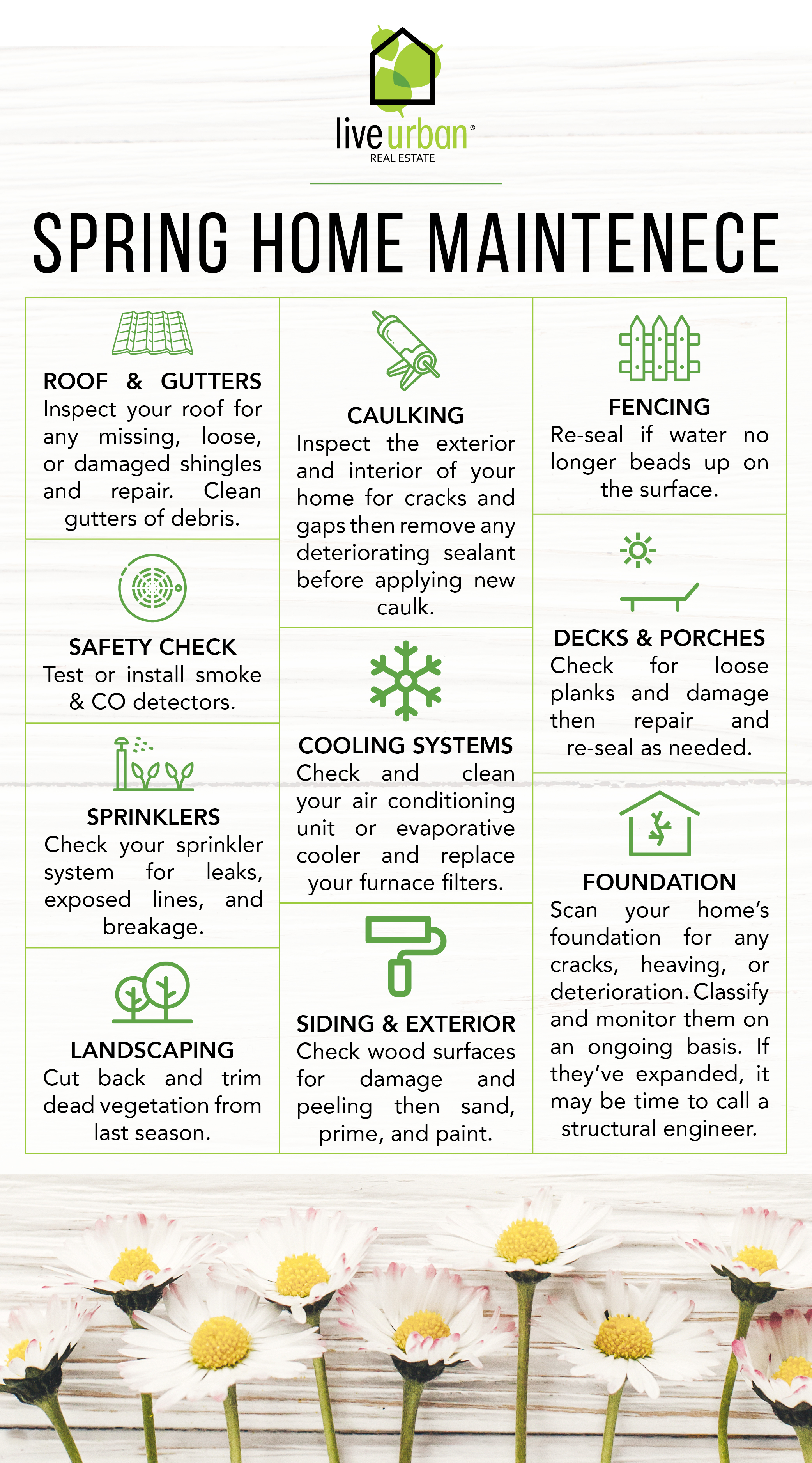 Spring home maintenance