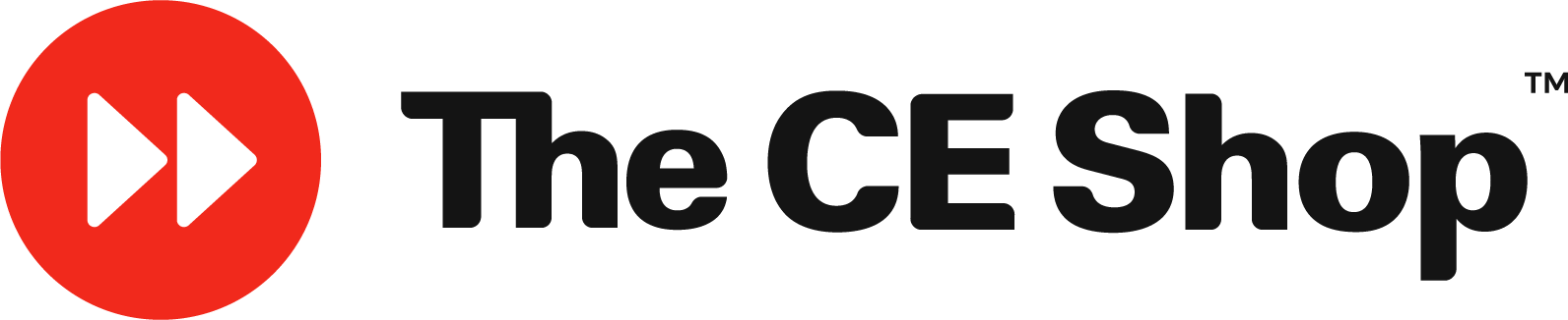 The CE Shop logo