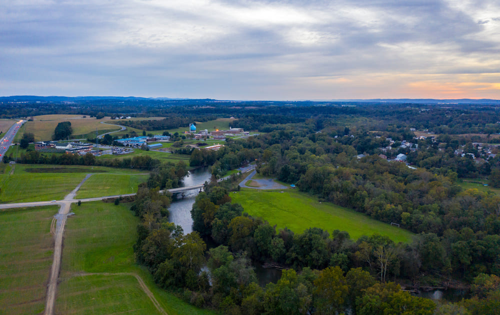 Aerial View of Hershey PA