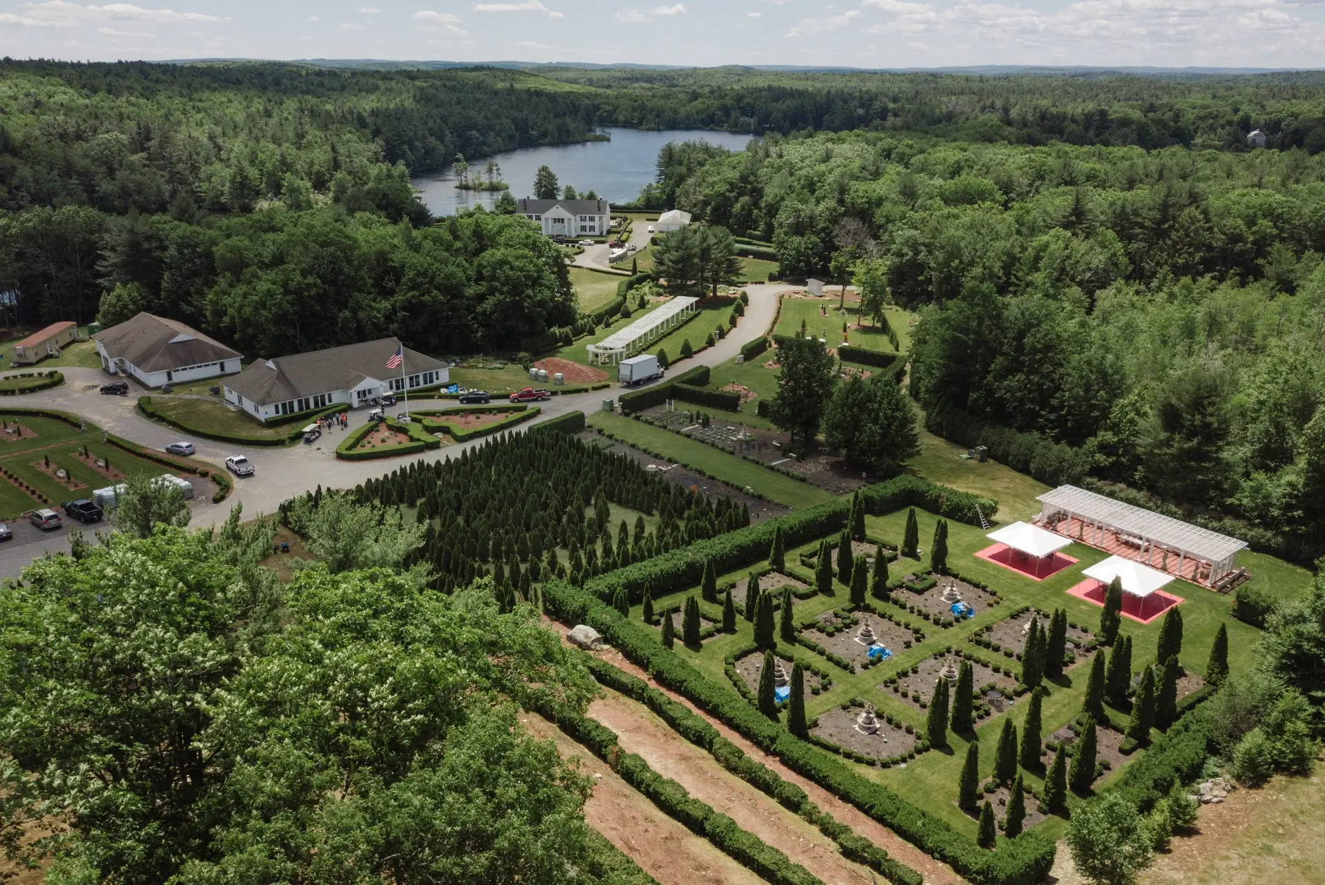 Rose Garden Aerial
