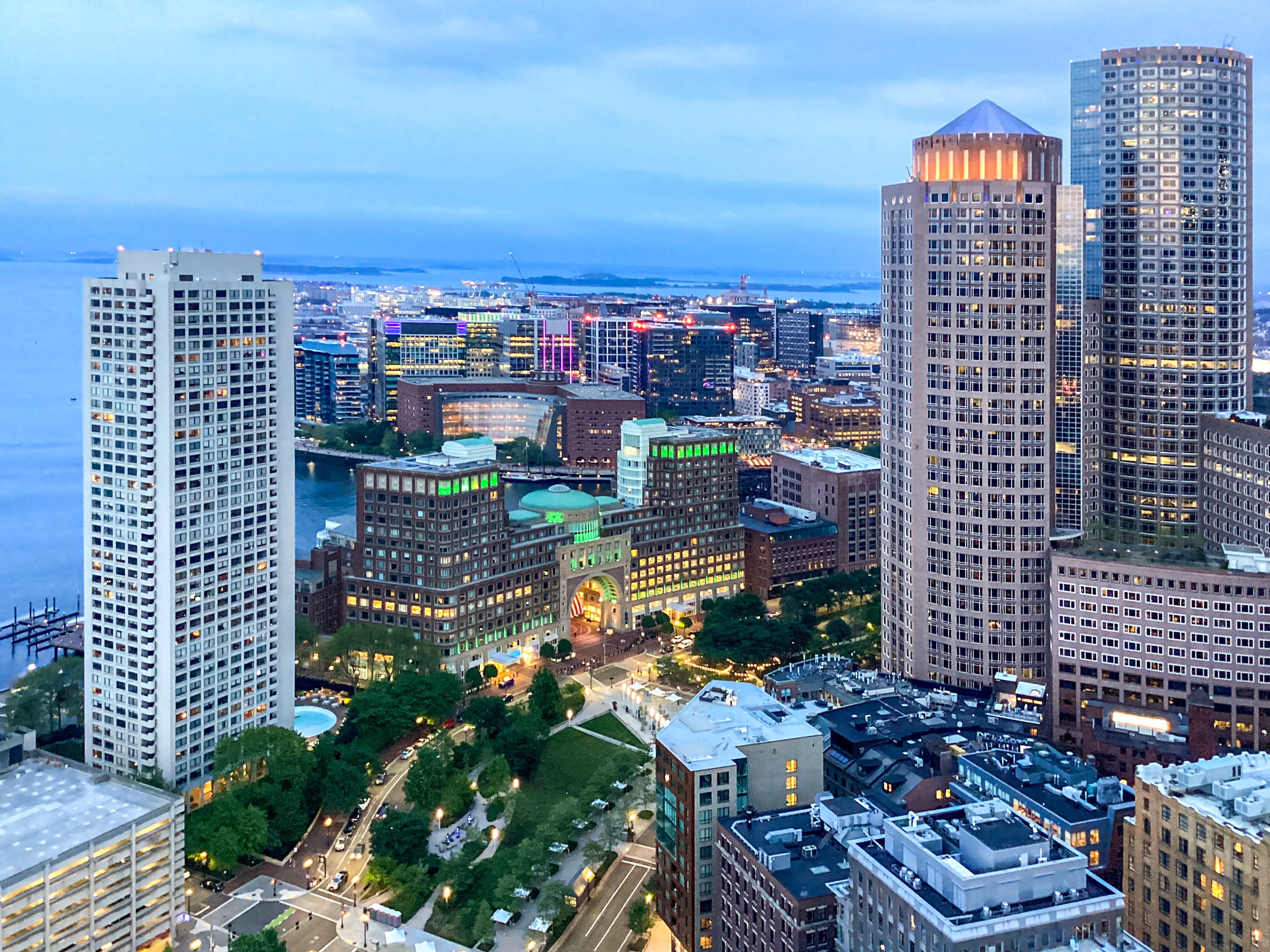 Boston, Massachusetts. Beautiful city skyline