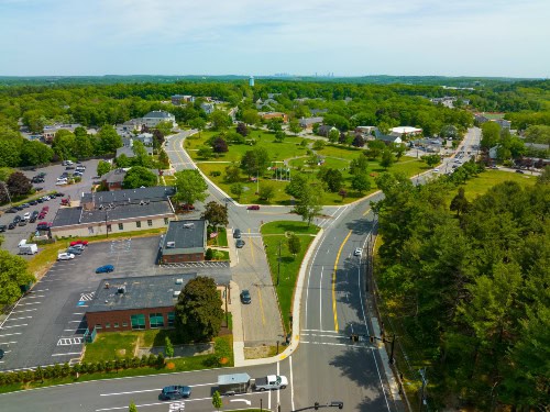 Aerial View of Burlington MA