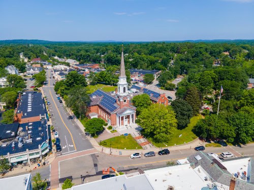 Town Center in Wellesley