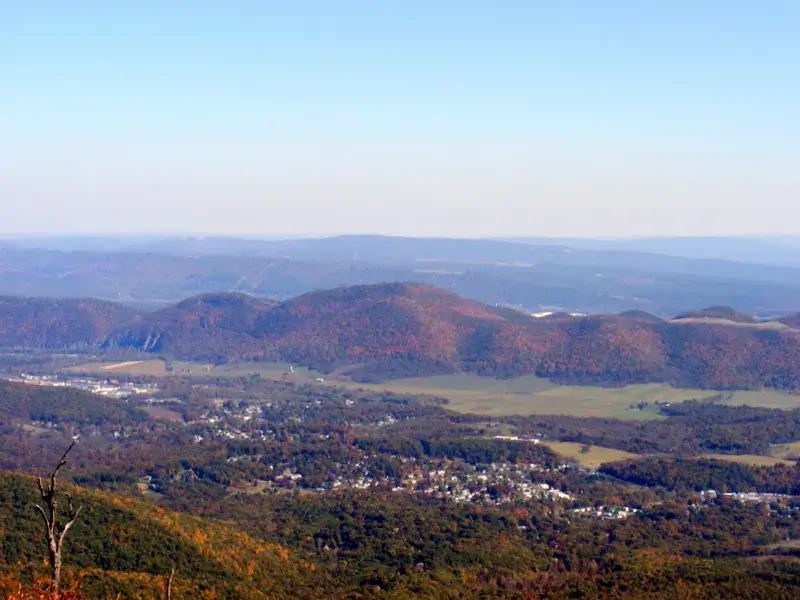 Cresaptown from the Rock 