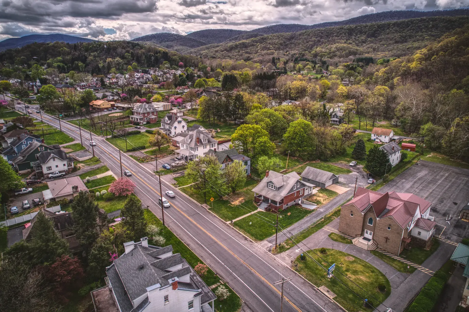 LaVale Allegany County Maryland Aerial
